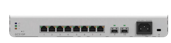 8-Port Gigabit Ethernet PoE+ + 2-Port SFP Smart Switch NETGEAR GC510P