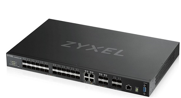 28-port GbE SFP + 4-port 10GbE SFP+ L3 Aggregation Switch ZyXEL XGS4600-32F