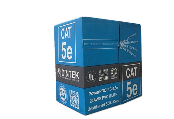 Cáp mạng Dintek CAT.5E UTP (1101-03029, 305 mét/thùng)