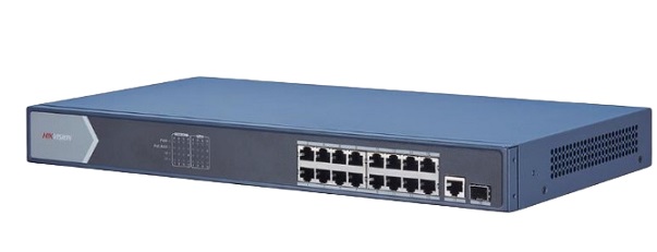 16-Port Gigabit Unmanaged PoE Switch HIKVISION DS-3E0518P-E