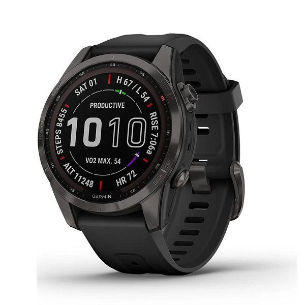 Đồng hồ thông minh Garmin fenix 7S Sapphire Solar (010-02539-50)