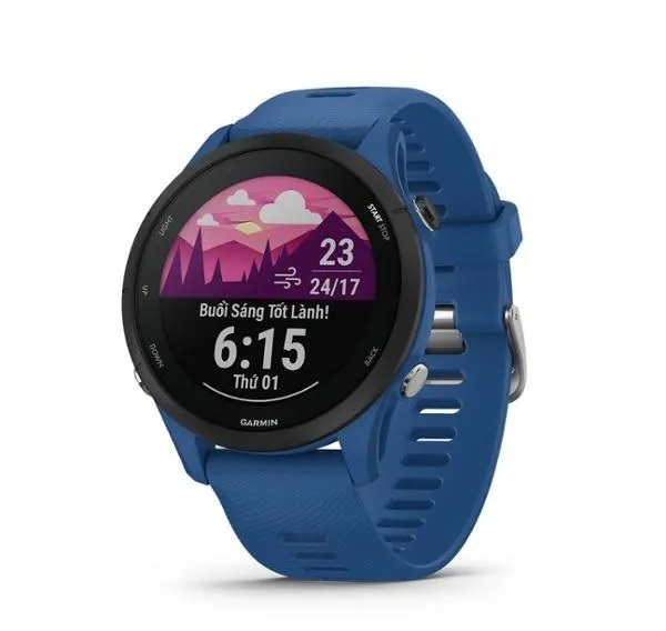 Đồng hồ thông minh Garmin Forerunner 255 Tidal Blue (010-02641-53)