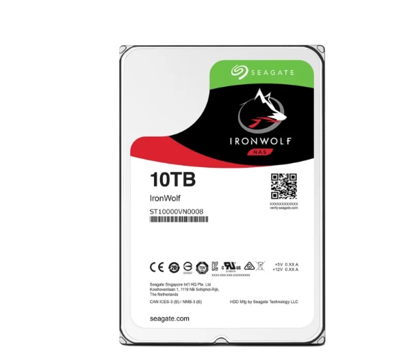 Ổ cứng chuyên dụng 10TB SEAGATE IronWolf ST10000VN0008