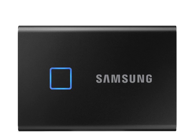 SAMSUNG Portable SSD T7 TOUCH USB 3.2 2TB (MU-PC2T0K/WW)