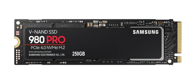 Ổ cứng SSD SAMSUNG 980 PRO NVMe M.2 250GB (MZ-V8P250BW)