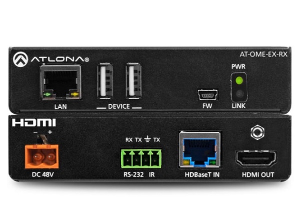 Bộ thu HDBaseT cho HDMI với USB ATLONA AT-OME-EX-RX