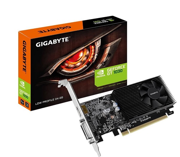 Graphics Card GIGABYTE GT 1030 Low Profile D4 2GB GV-N1030D4-2GL