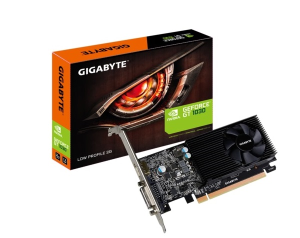 Graphics Card GIGABYTE GT 1030 Low Profile 2GB GV-N1030D5-2GL