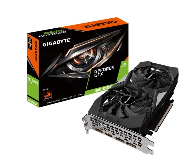 Graphics Card GIGABYTE GeForce GTX 1660 SUPER D6 6GB GV-N166SD6-6GD