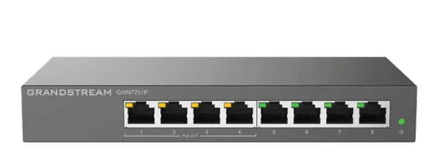 8-Port Gigabit PoE Unmanaged Network Switch Grandstream GWN7701P