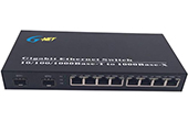 Switch PoE G-NET | 8-Port 10/100/1000Base-TX PoE Switch G-NET G-PES-2GX8GP-SC20S