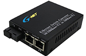 Thiết bị mạng G-NET | 2-port 10/100Base-TX Ethernet Switch G-NET G-UES-1FX2TX-SC20