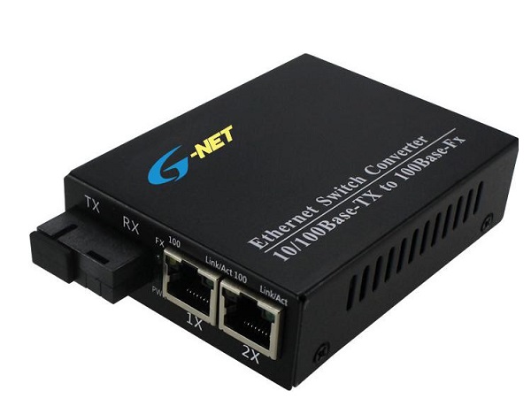 2-port 10/100Base-TX Ethernet Switch G-NET G-UES-1FX2TX-SC20A/B