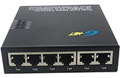 Thiết bị mạng G-NET | 6-port 10/100Base-TX Ethernet Switch G-NET G-UES-2FX6TX-SC20A/B