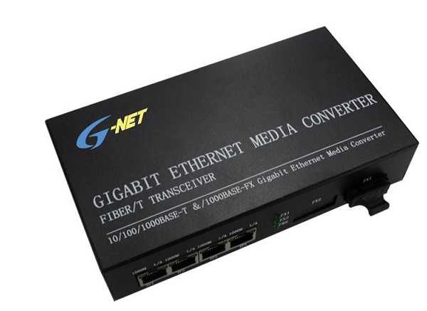 4-port 10/100/1000Base-TX Ethernet Switch G-NET G-UES-1GX4GT-SC20