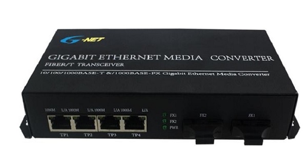 4-port 10/100/1000Base-TX Ethernet Switch G-NET G-UES-2GX4GT-SC20A/B