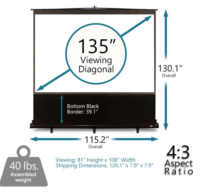 Màn chiếu 135-inch Elite Screens F135NWV