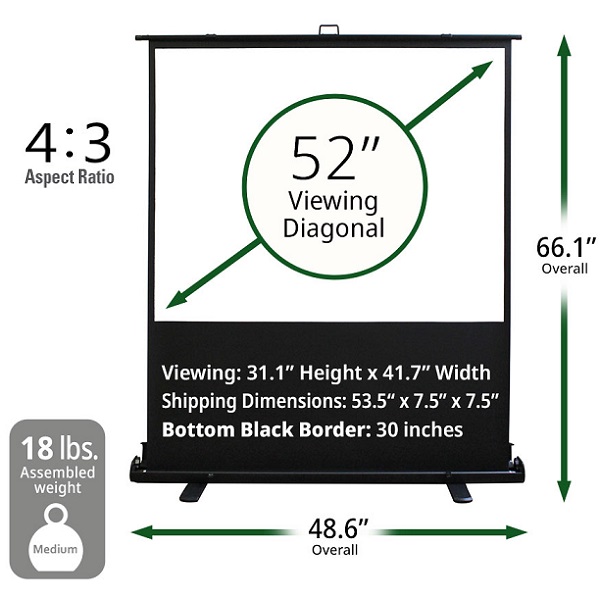 Màn chiếu 52-inch Elite Screens F52XWV2