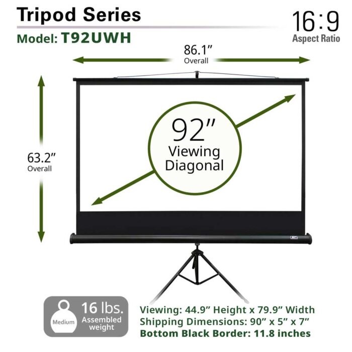 Màn chiếu 92-inch Elite Screens T92UWH