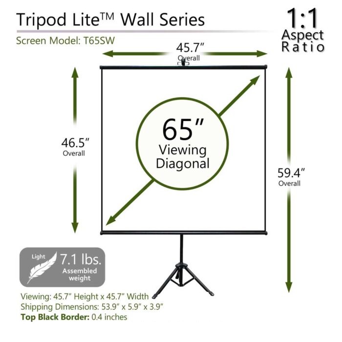 Màn chiếu 65-inch Elite Screens T65SW