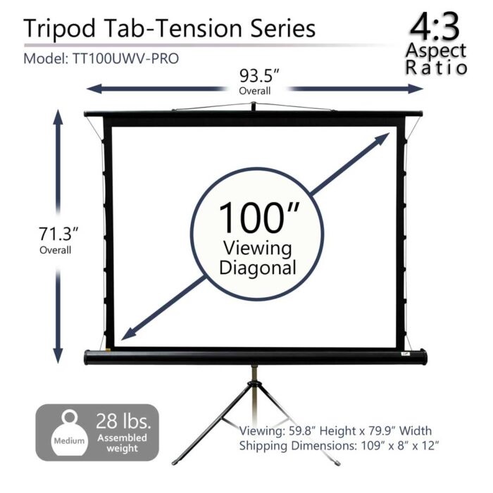 Màn chiếu Tab-tension 100-inch Elite Screens TT100UWV-PRO