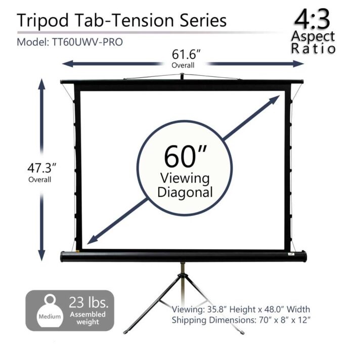 Màn chiếu Tab-tension 60-inch Elite Screens TT60UWV-PRO