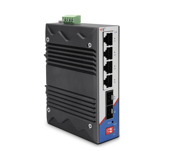 4-port Gigabit + 2-port 1000Base-X SFP Industrial DIN-Rail Switch WINTOP YT-RS636-2GF4GT