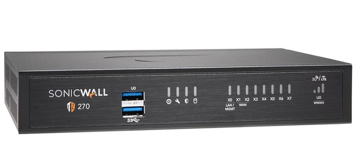 Thiết bị tường lửa SonicWall TZ270 Total Secure - Essential Edition (02-SSC-6841)