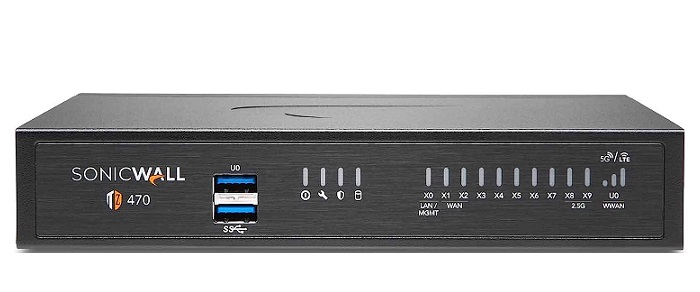 Thiết bị tường lửa SonicWall TZ470 (02-SSC-2829)