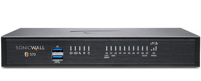 Thiết bị tường lửa SonicWall TZ570 Total Secure - Essential Edition (02-SSC-5649)