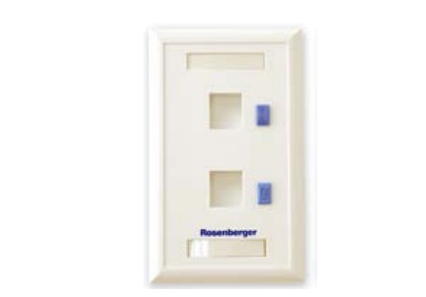 Mặt nạ ổ cắm 2 cổng ROSENBERGER CP21-612-10