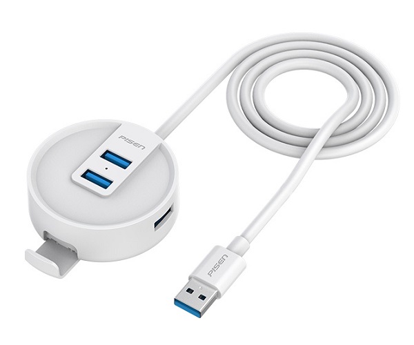 Hub chia 2in1 4 cổng USB3.0 PISEN NJ-HB05-A1000