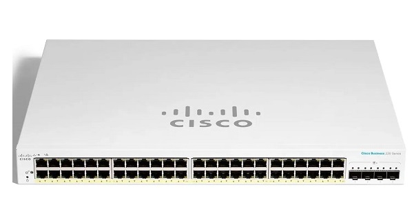 48-port Gigabit Ethernet + 4-port 10G SFP Smart Switch CISCO CBS220-48T-4X-EU