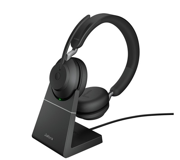 Tai nghe Jabra Evolve2 65 Link380c MS Stereo Stand Black