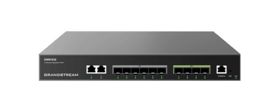 4-Port 10G SFP+ + 6-Port Gigabit SFP + 2-Port Gigabit Layer 3 Switch Grandstream GWN7830