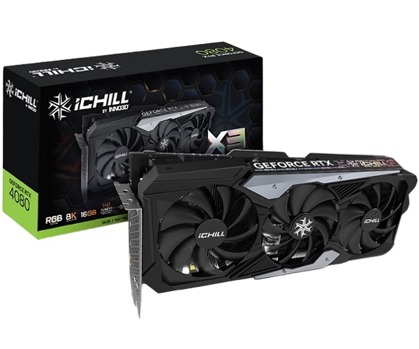 Graphics Card INNO3D GeForce RTX 4080 16GB iChill X3