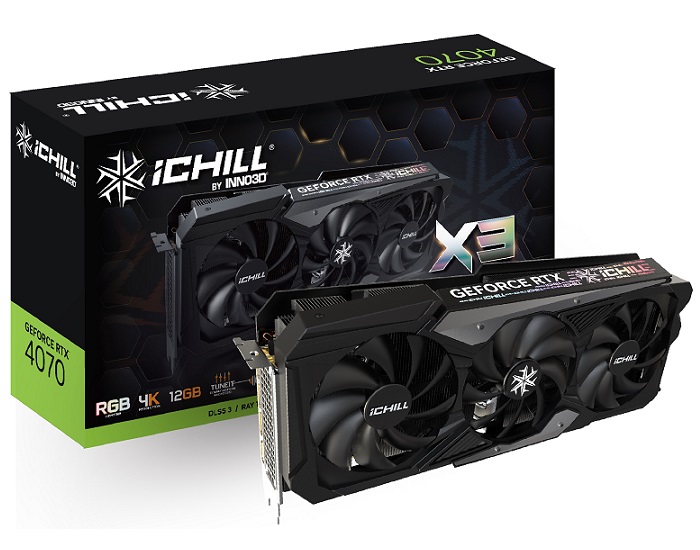 Graphics Card INNO3D GeForce RTX 4070 iChill X3