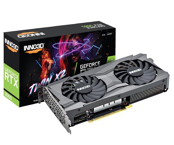 Graphics Card INNO3D GeForce RTX 3060 Twin X2 8GB