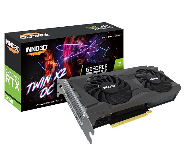 Graphics Card INNO3D GeForce RTX 3050 Twin X2 OC