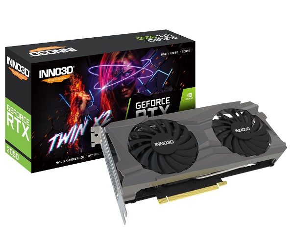 Graphics Card INNO3D GeForce RTX 3050 Twin X2