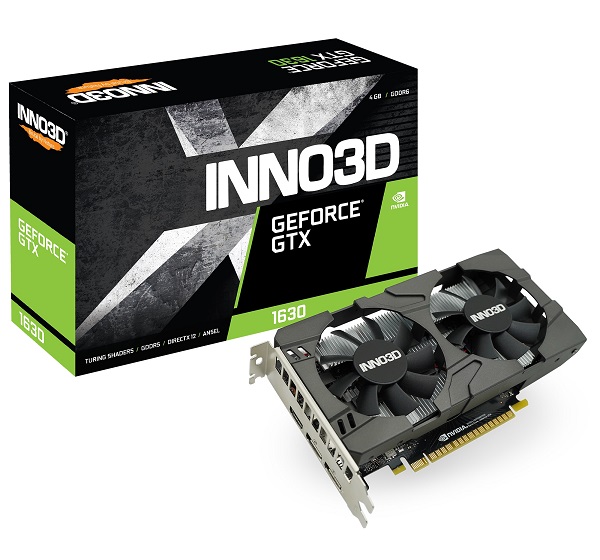 Graphics Card INNO3D GeForce GTX 1630 Twin X2 OC