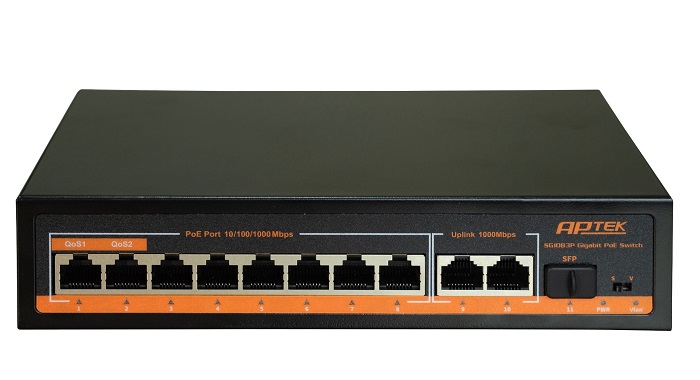 8-port Gigabit PoE Switch APTEK SG1083P