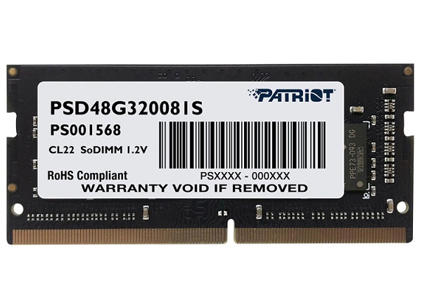 RAM Laptop DDR4-3200 8GB PATRIOT PSD48G320081S