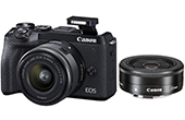 Máy ảnh CANON | Máy ảnh CANON EOS M6 Mark II Kit 15-45mm + Canon EF-M22mm F2 STM (Nhập khẩu)
