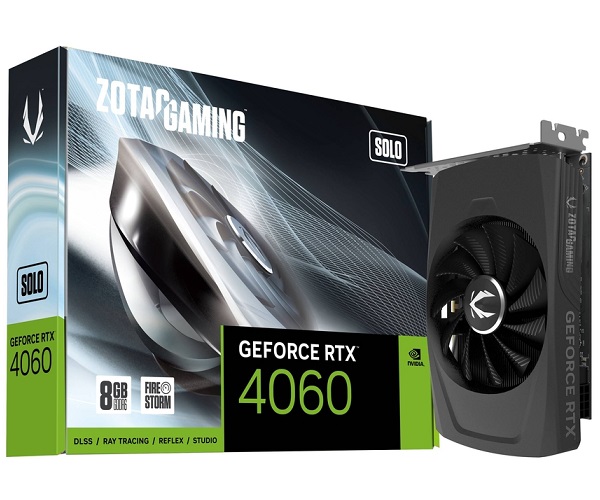 Gaming GeForce RTX 4060 8GB Solo ZOTAC ZT-D40600G-10L