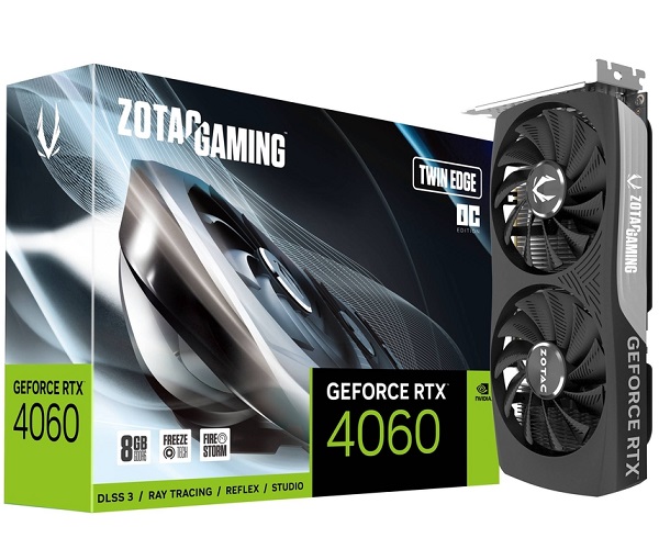 Gaming GeForce RTX 4060 8GB Twin Edge OC ZOTAC ZT-D40600H-10M