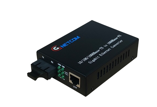 Bộ chuyển đổi quang điện 10/100/1000Mbps GNETCOM GNC-2211S-MM