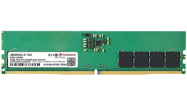 RAM Desktop DDR5-4800 16GB Transcend JM4800ALE-16G