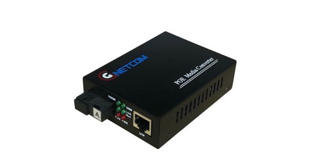 Bộ chuyển đổi quang điện PoE 10/100/1000Mbps GNETCOM GNC-6101GE-20A