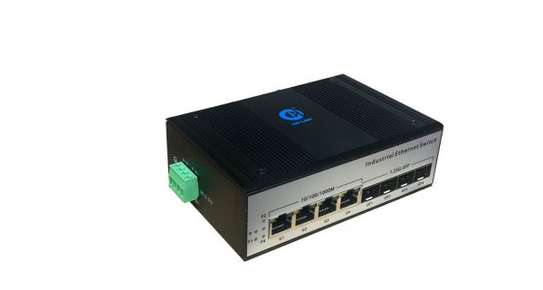 Bộ chuyển đổi quang công nghiệp 10/100/1000Mbps HO-LINK G-IES4SFP4EG-20S